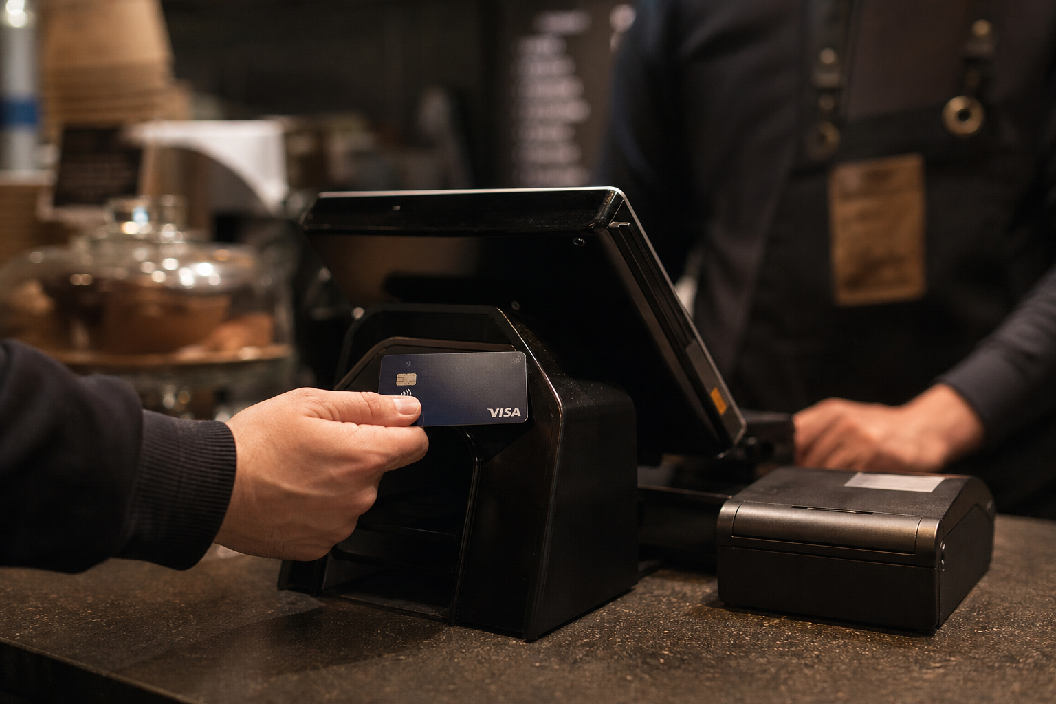 Paying with Coca Visa card in store - POOL BTC