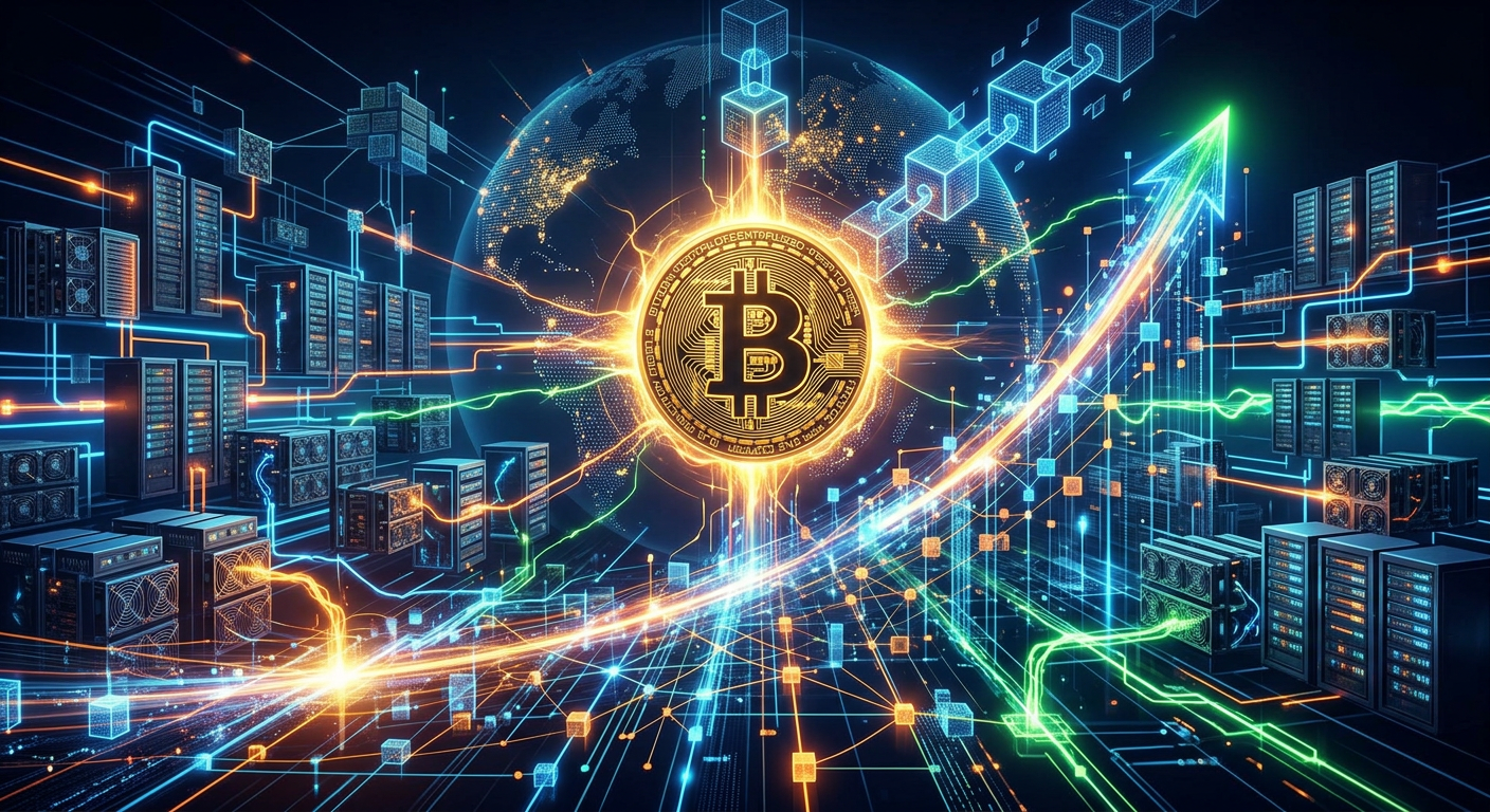 Bitcoin network hashrate